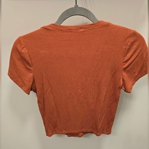 Burnt Orange Crop Top
